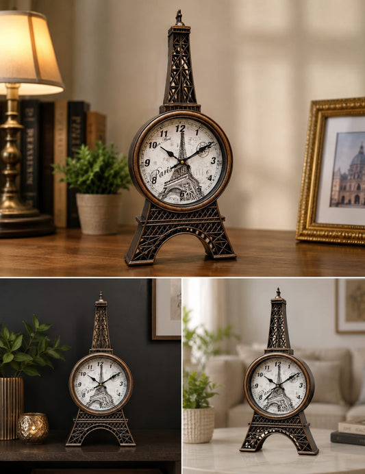Paris Eiffel Tower Table Clock #12